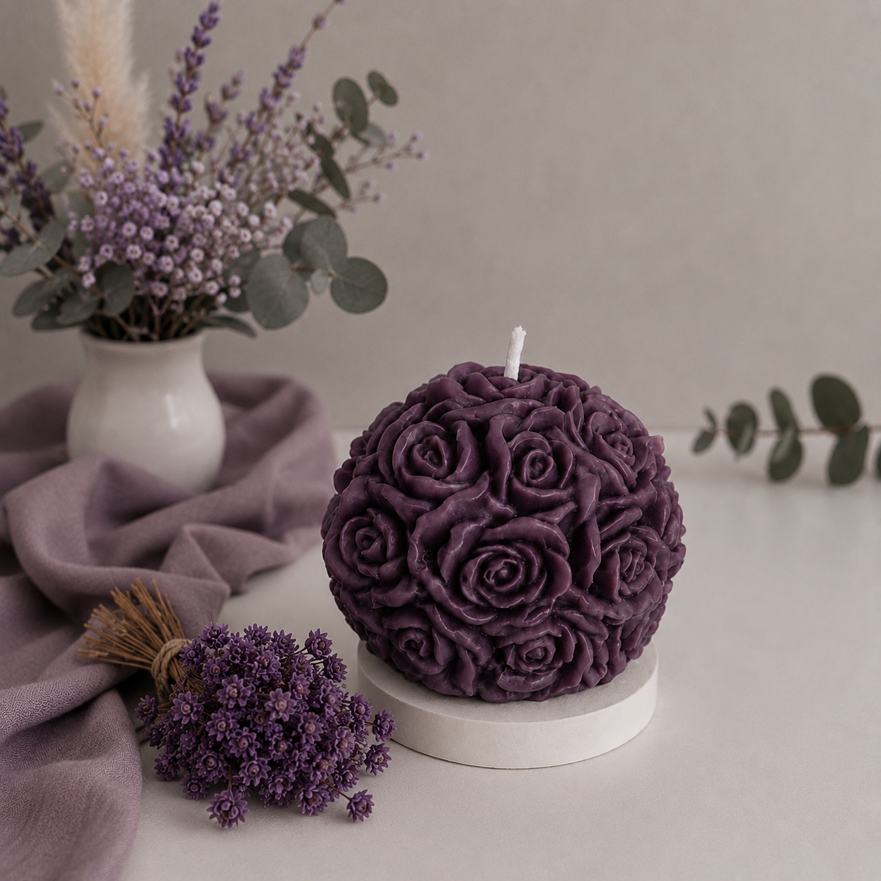 rose candle rose candle